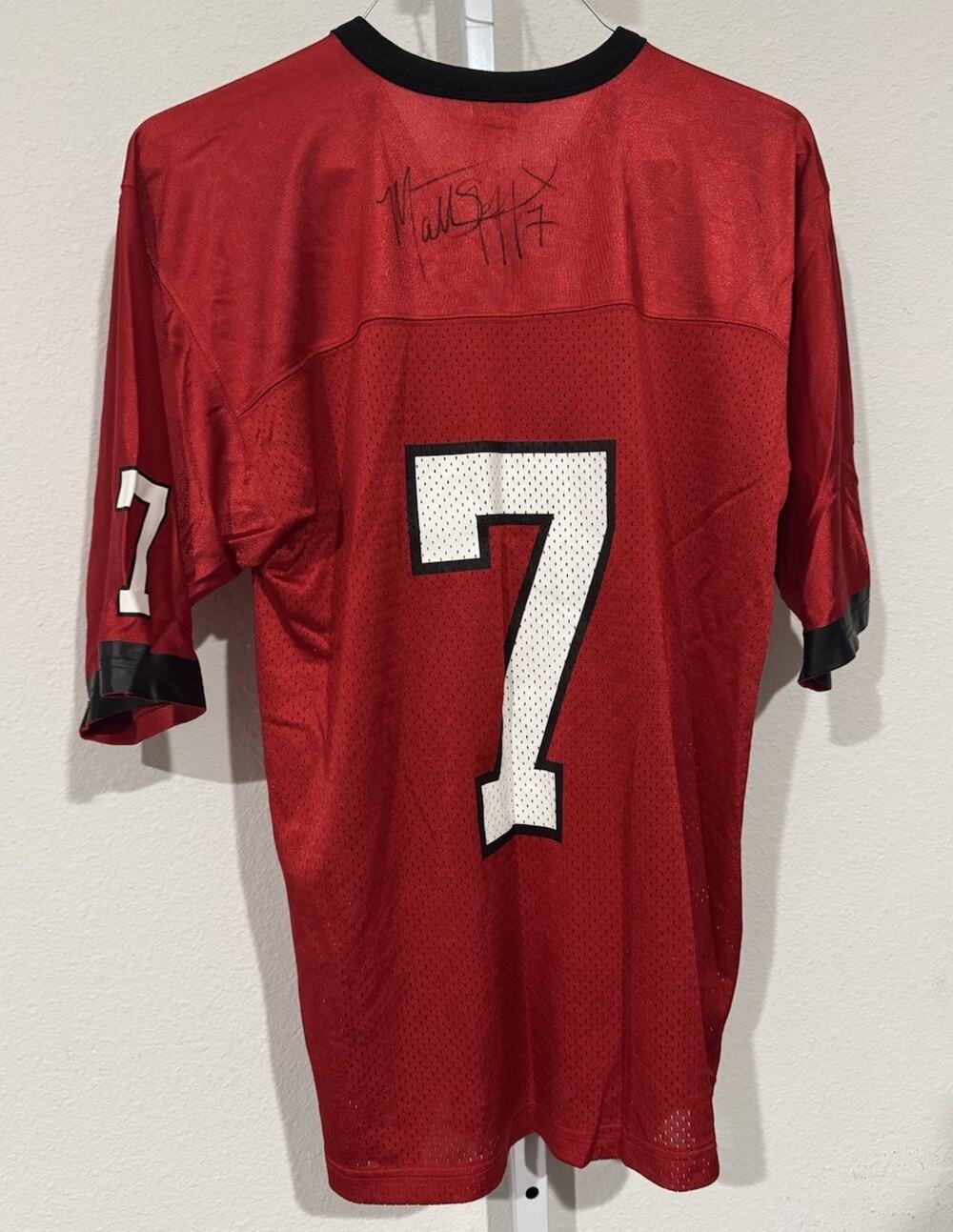 Nike Georgia Bulldogs Autographed Matthew Stafford #7 Football Jersey Signed